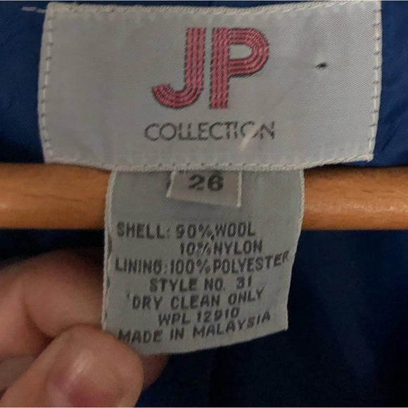 JP COLLECTION Vintage Wool Blazer Coat, Oversized - Picture 2 of 5